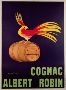 Póster publicitario de Albert Robin Cognac